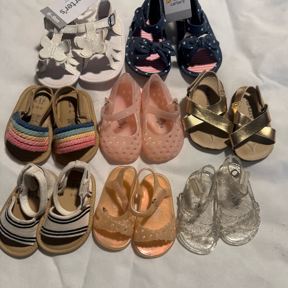 Carter's, Old Navy and Gap Sandal Bundle